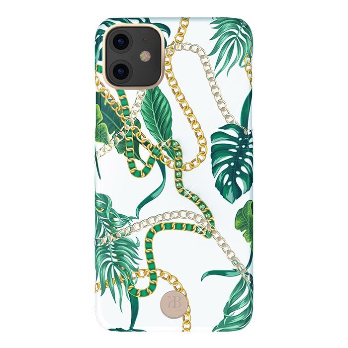 Pokrowiec Kingxbar Luxury Series z kryształami Swarovskiego zielony Apple iPhone 11 Pokrowiec Kingxbar Luxury Series z kryształami Swarovskiego zielony Apple iPhone 11