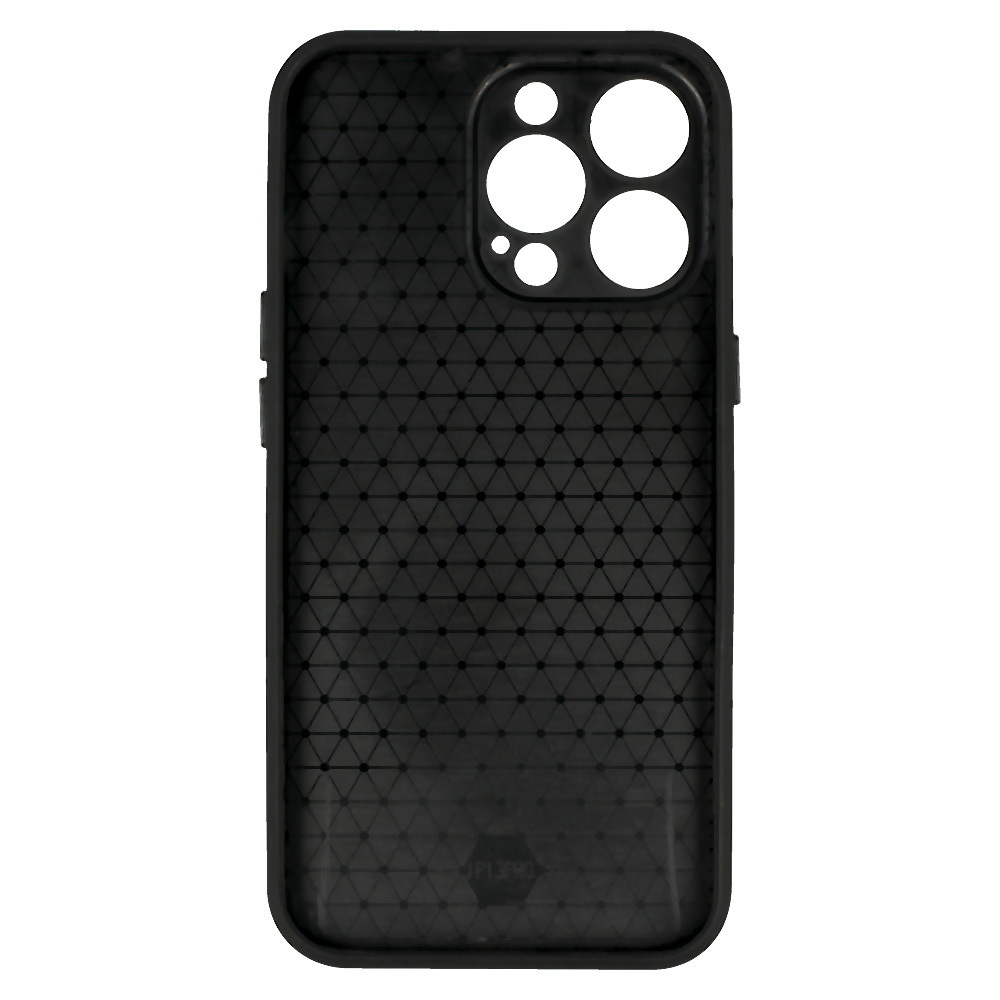 Pokrowiec Leather 3D Case wzr 1 czarny Apple iPhone 12 / 5