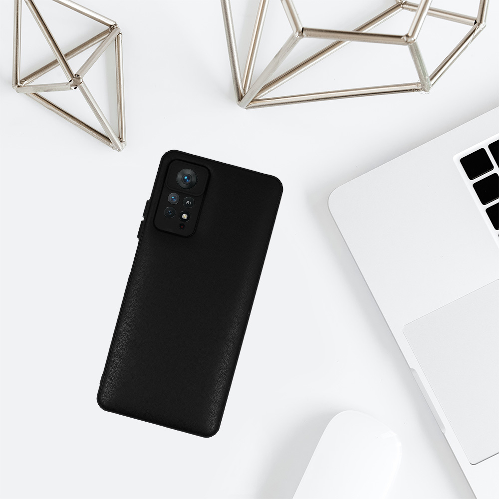Pokrowiec Leather 3D Case wz�r 1 czarny Xiaomi Redmi Note 11 Pro 5G / 6