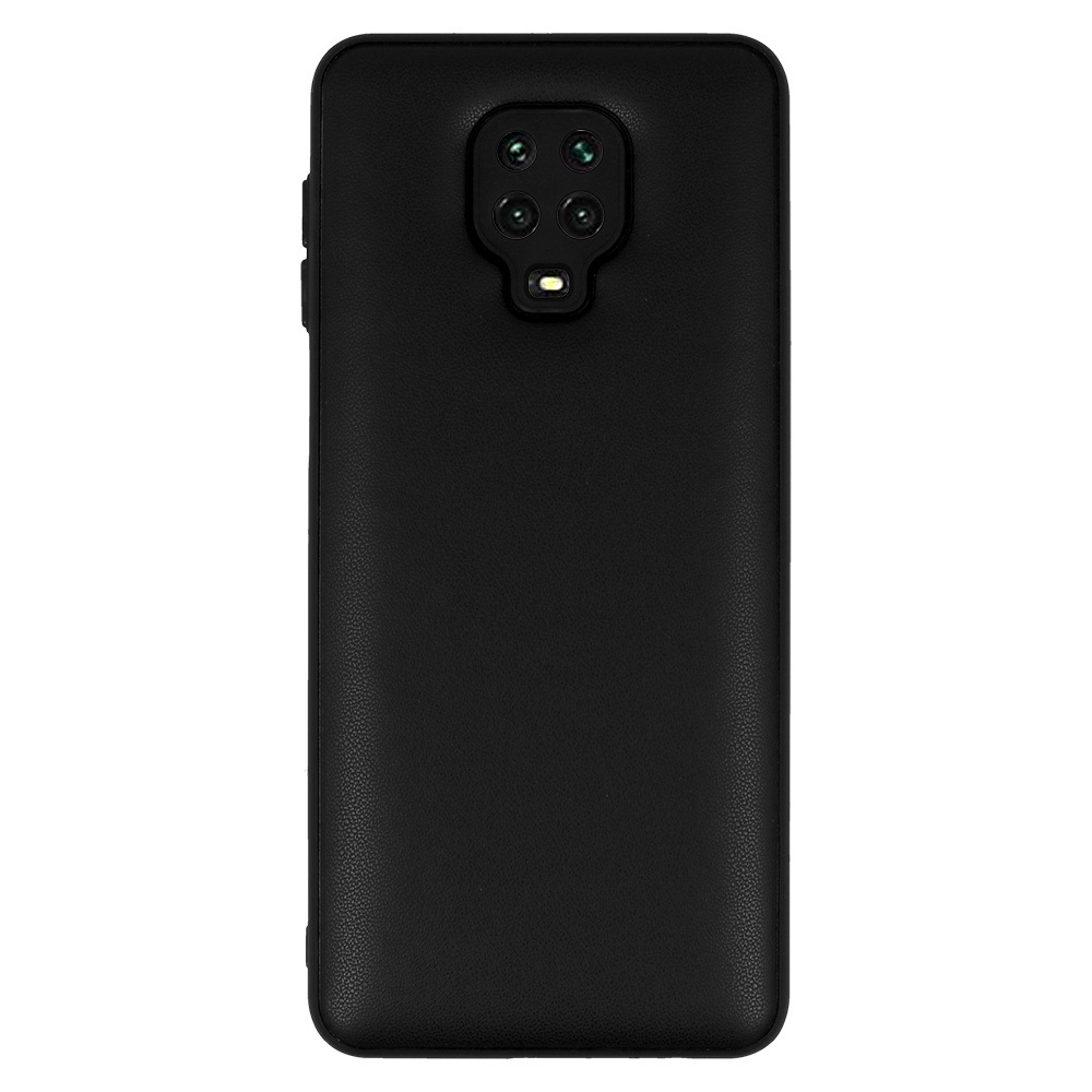 Pokrowiec Leather 3D Case wz�r 1 czarny Xiaomi Redmi Note 9 Pro / 2