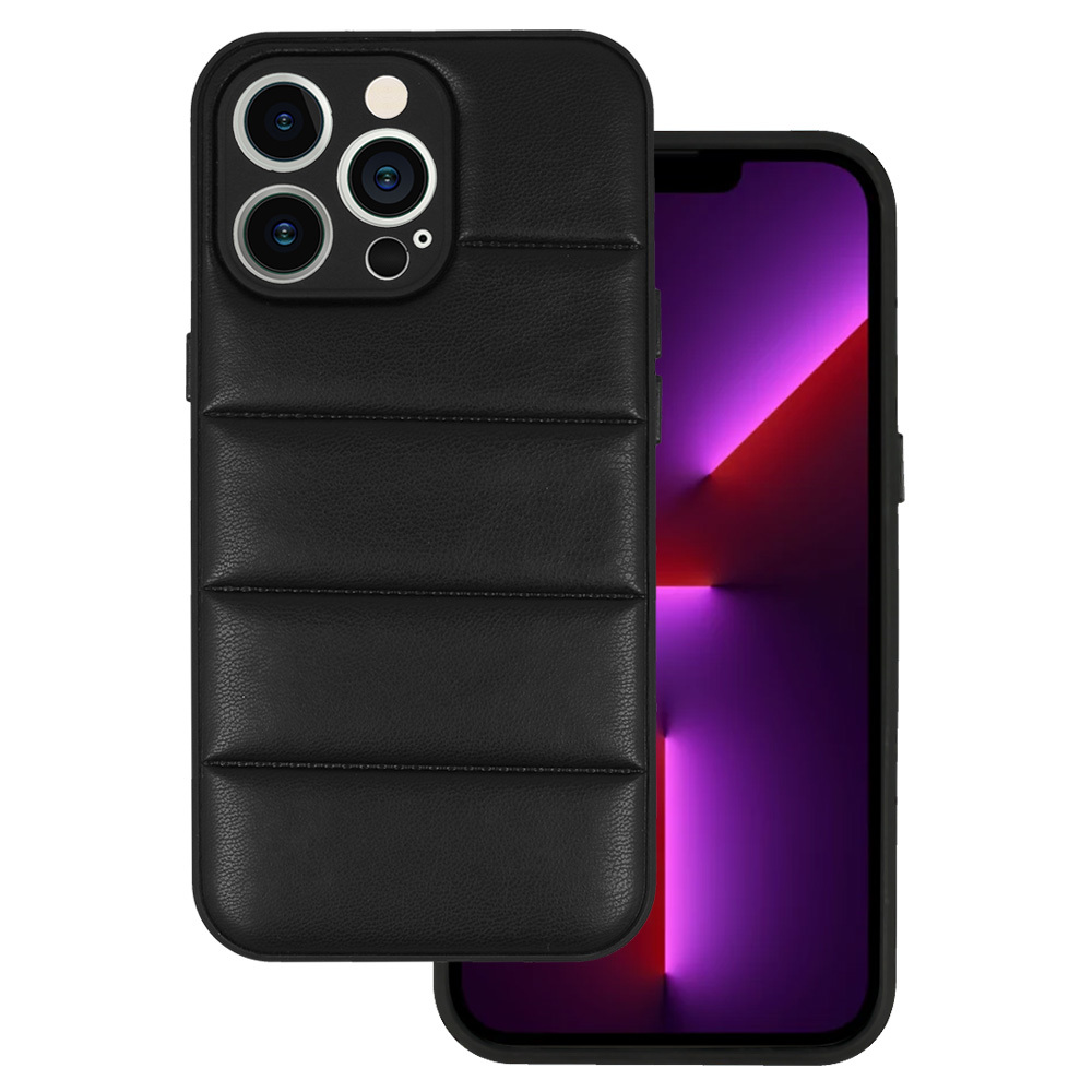 Pokrowiec Leather 3D Case wz�r 2 czarny Samsung Galaxy A33 5G