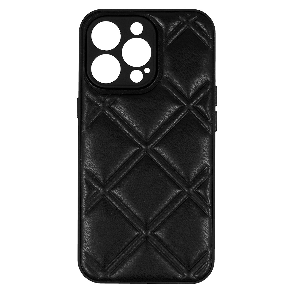 Pokrowiec Leather 3D Case wzr 3 czarny Samsung Galaxy S20 FE / 4