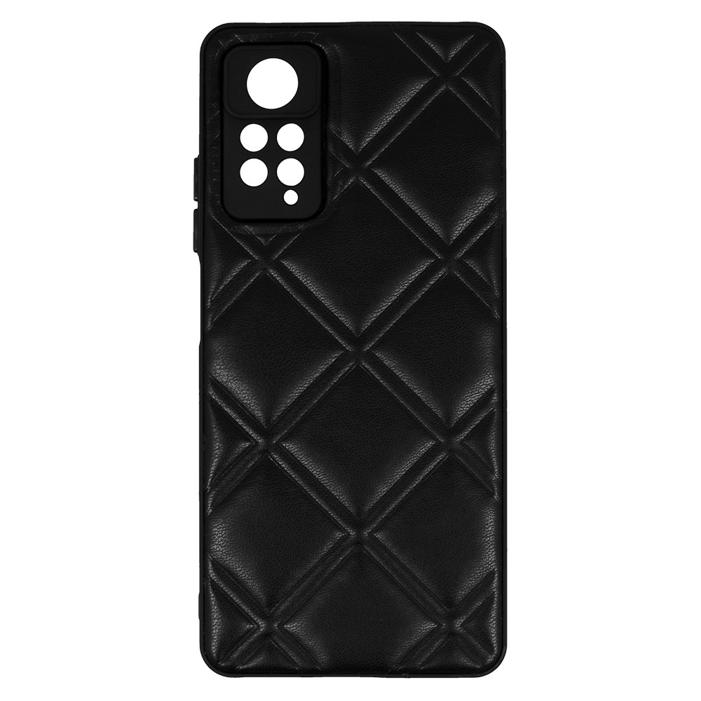 Pokrowiec Leather 3D Case wz�r 3 czarny Xiaomi Redmi Note 11 Pro 5G / 4