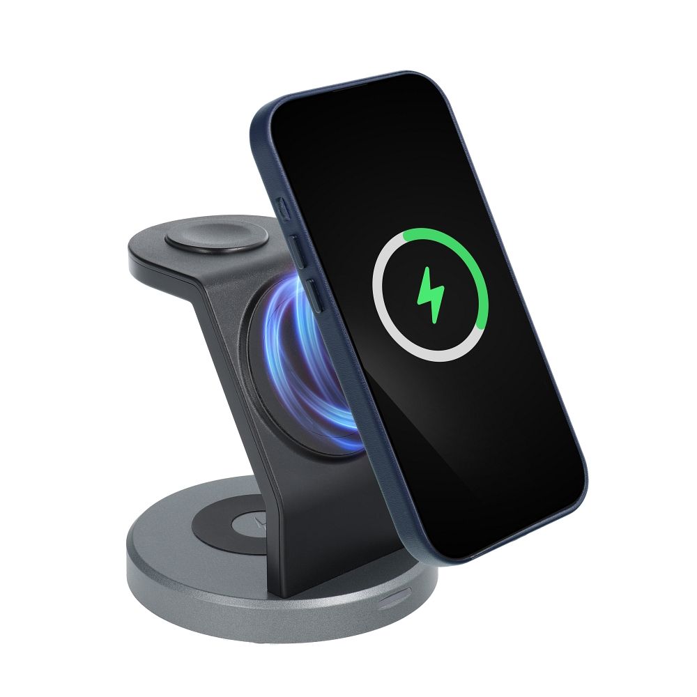 Pokrowiec Leather Mag Cover MagSafe niebieski Apple iPhone 15 Plus / 7 Pokrowiec Leather Mag Cover MagSafe niebieski Apple iPhone 15 Plus / 7