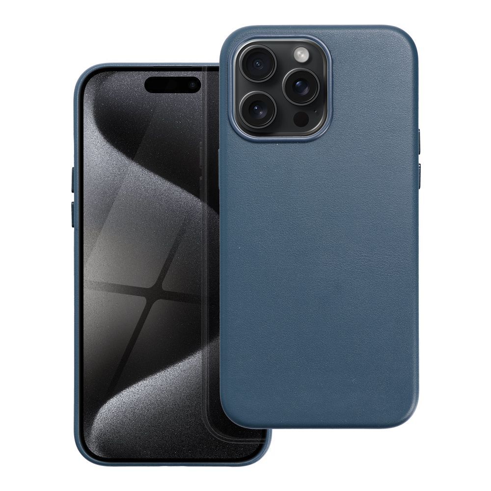 Pokrowiec Leather Mag Cover MagSafe niebieski Apple iPhone 15 Pro Max Pokrowiec Leather Mag Cover MagSafe niebieski Apple iPhone 15 Pro Max