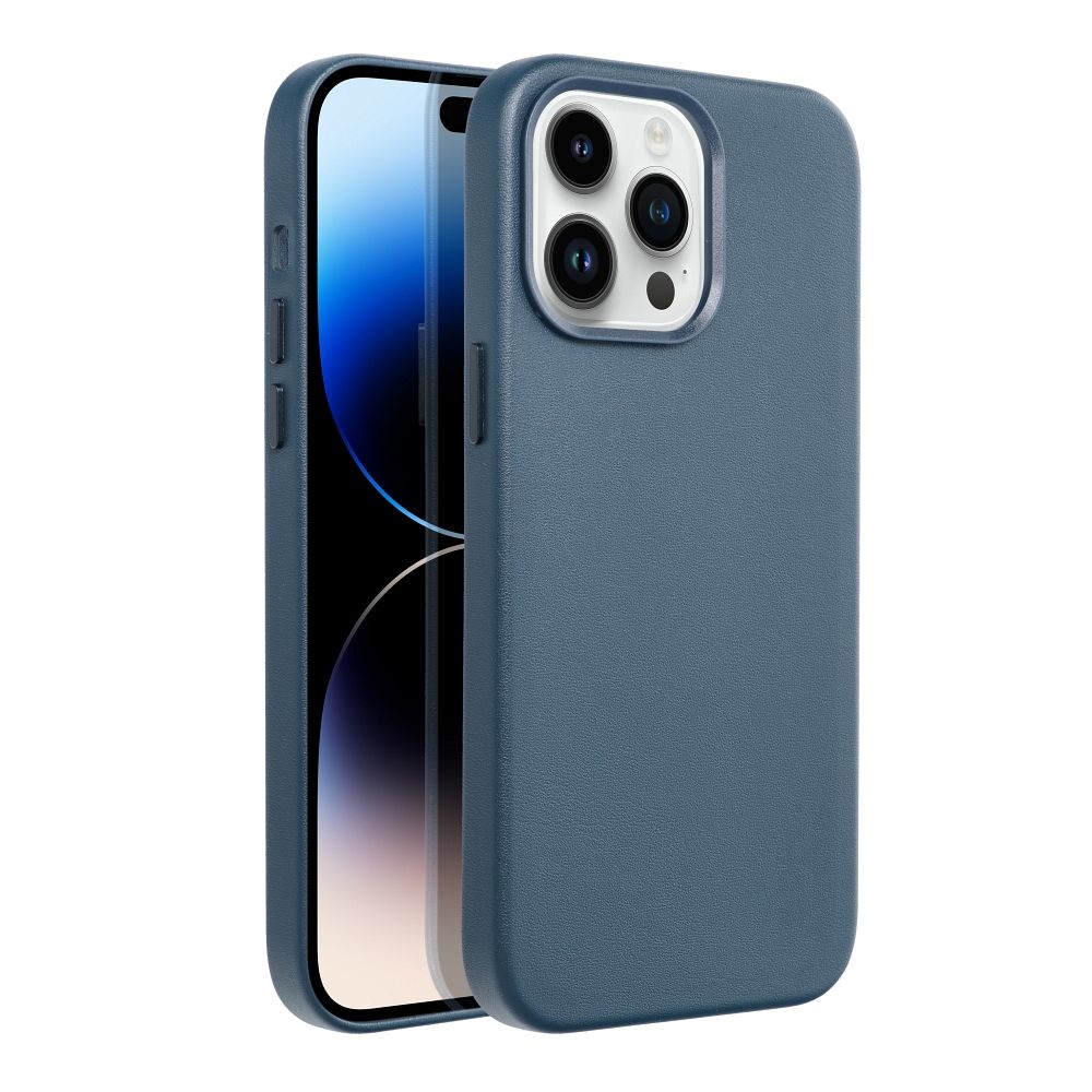 Pokrowiec Leather Mag Cover MagSafe niebieski Apple iPhone 14 Pro Max / 2 Pokrowiec Leather Mag Cover MagSafe niebieski Apple iPhone 14 Pro Max / 2