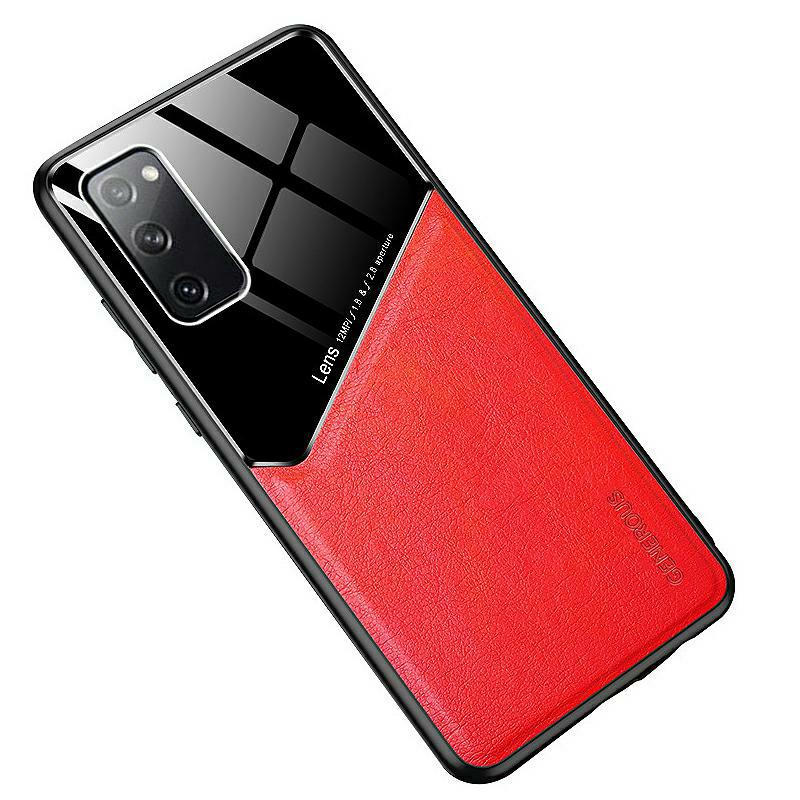 Pokrowiec Lens Case czerwony Apple iPhone 12
