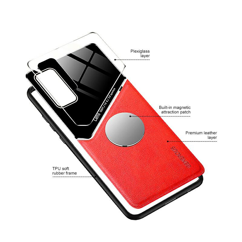 Pokrowiec Lens Case czerwony Apple iPhone 12 Mini 5,4 cali / 3