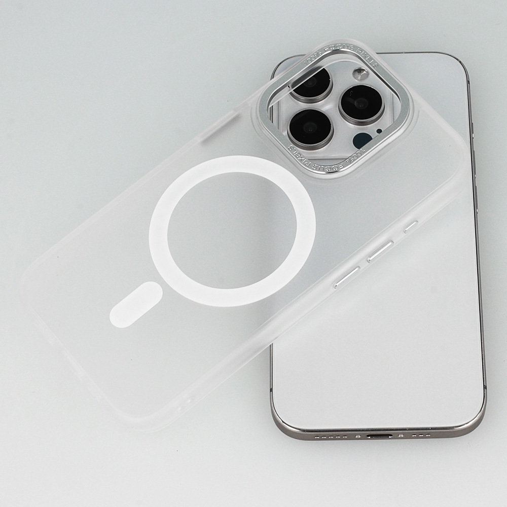 Pokrowiec Liavec AG Magsafe Case bia�y Apple iPhone 15 Plus / 5