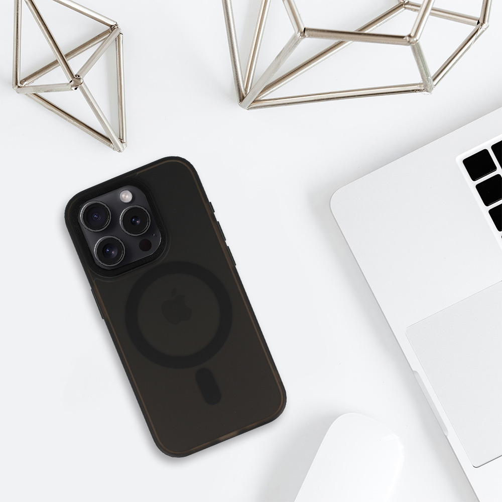 Pokrowiec Liavec AG Magsafe Case czarny Apple iPhone 15 Plus / 6 Pokrowiec Liavec AG Magsafe Case czarny Apple iPhone 15 Plus / 6