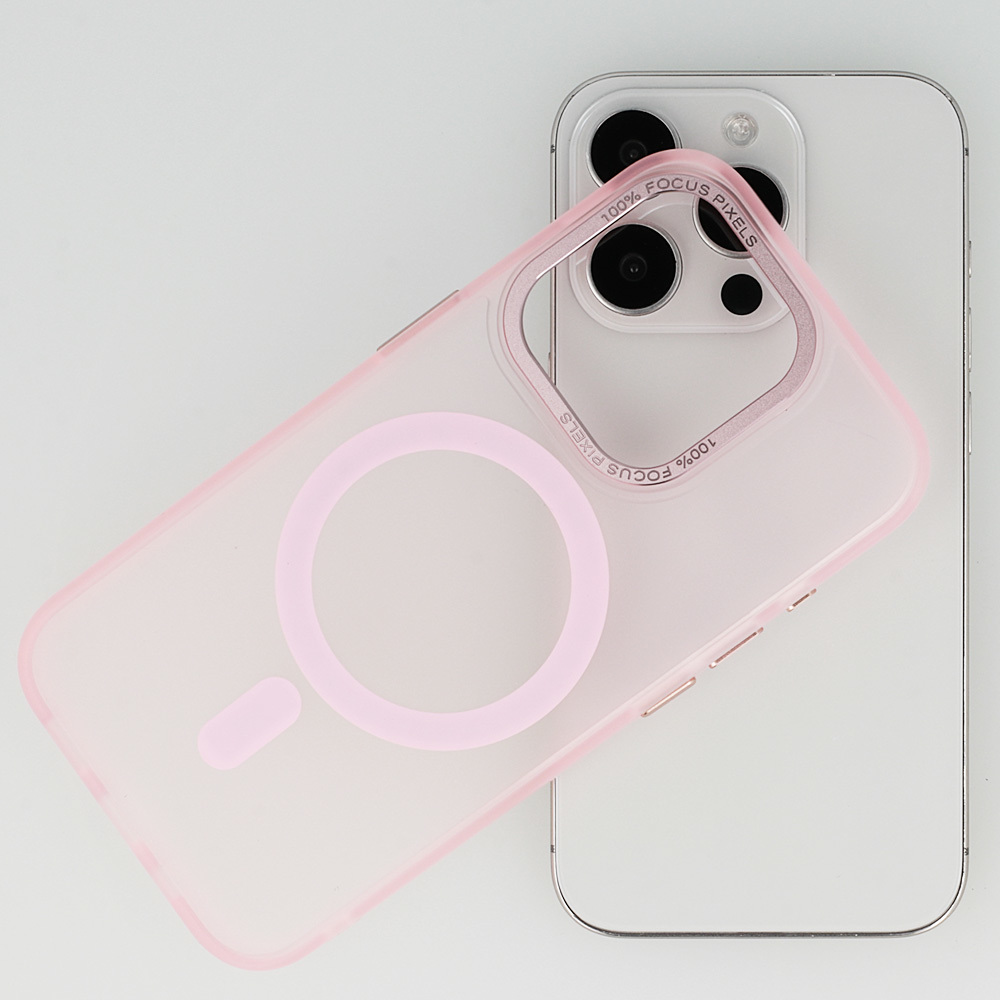 Pokrowiec Liavec AG Magsafe Case jasnor�owy Apple iPhone 15 Pro Max / 5