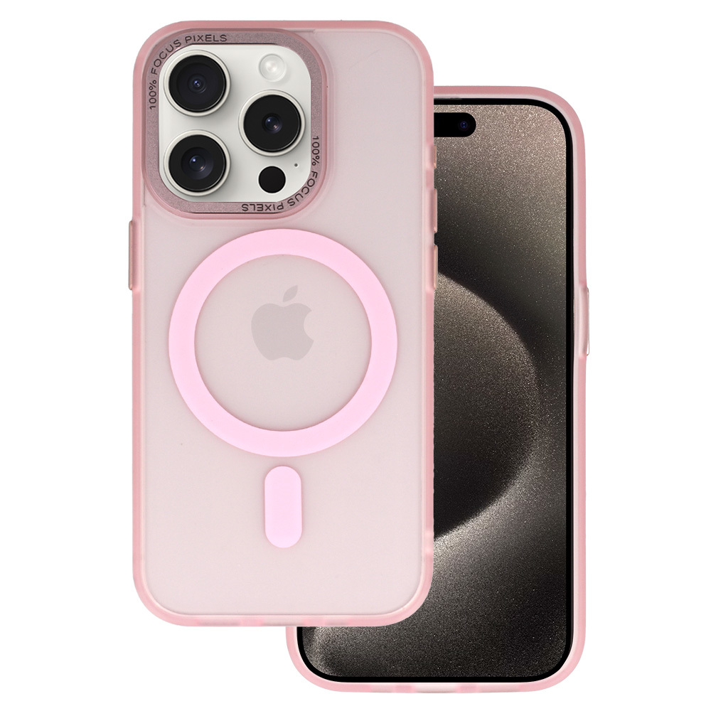 Pokrowiec Liavec AG Magsafe Case jasnor�owy Apple iPhone 15 Pro / 2