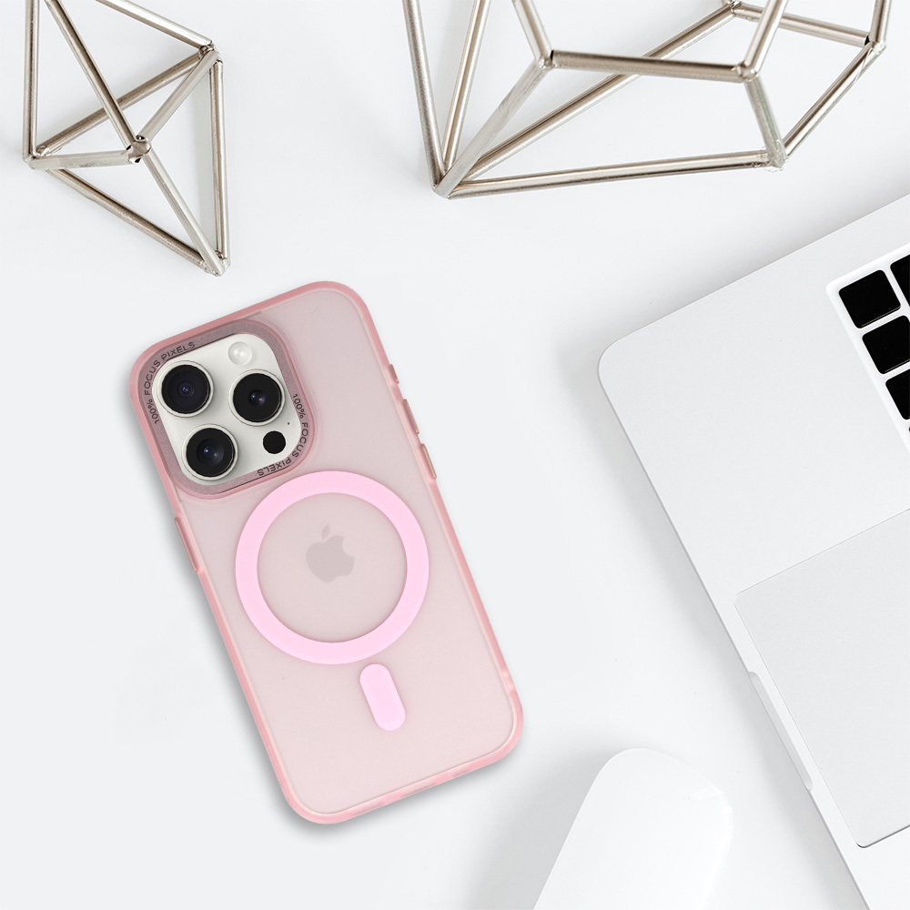 Pokrowiec Liavec AG Magsafe Case jasnor�owy Apple iPhone 15 / 6