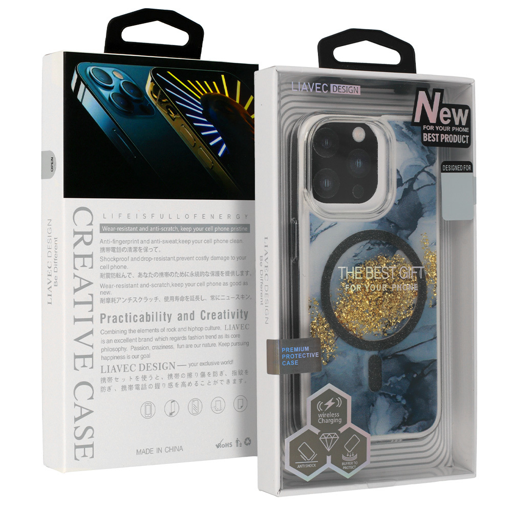 Pokrowiec Liavec Brilliant Series Magsafe Case wzór 2 Apple iPhone 15 Pro Max Pokrowiec Liavec Brilliant Series Magsafe Case wzór 2 Apple iPhone 15 Pro Max
