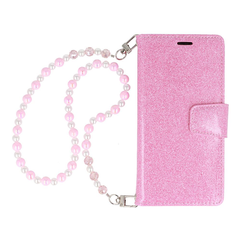 Pokrowiec Liavec Glitter Magsafe Book Case różowy Samsung Galaxy S24 Plus / 4 Pokrowiec Liavec Glitter Magsafe Book Case różowy Samsung Galaxy S24 Plus / 4