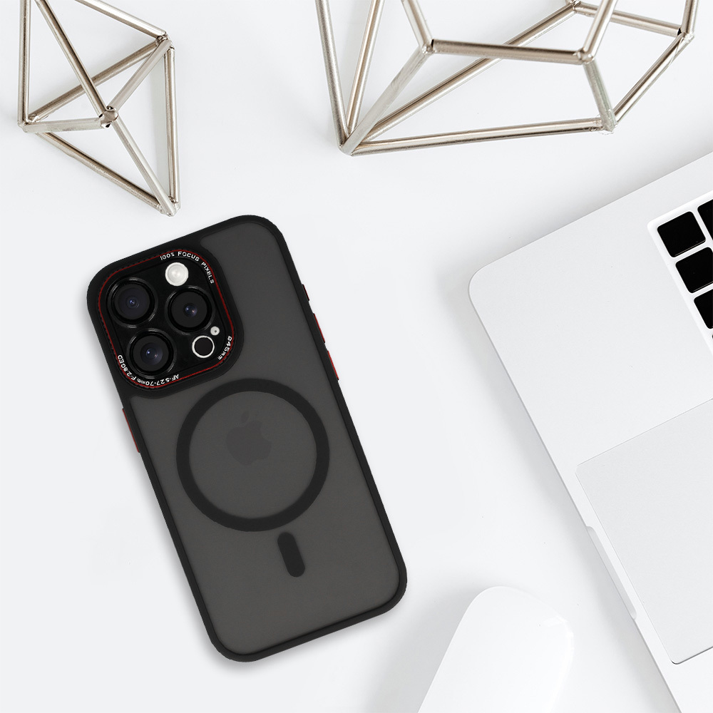 Pokrowiec Liavec LK Magsafe Case czarny Apple iPhone 15 Pro Max / 6