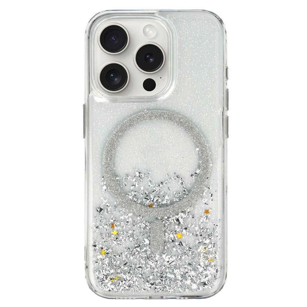 Pokrowiec Liavec Moonlight Series Case Magsafe srebrny Apple iPhone 12 Pro / 3