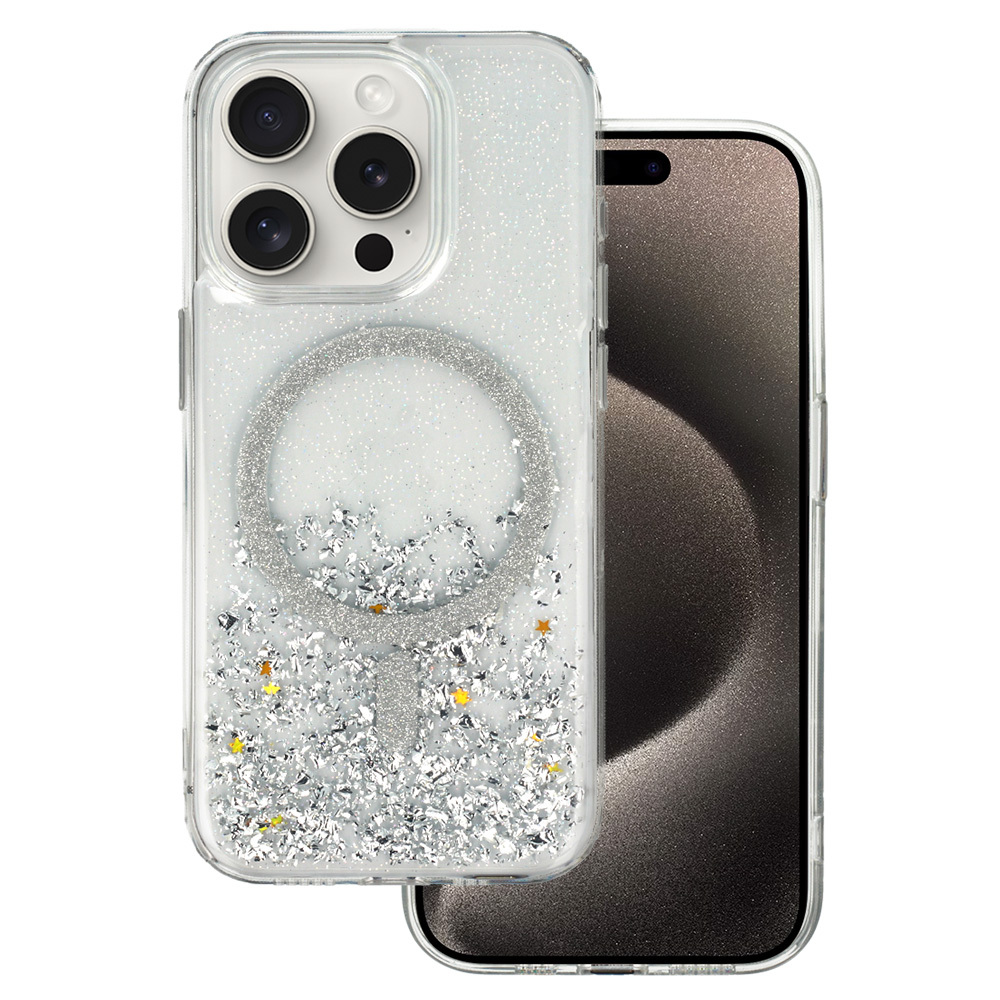 Pokrowiec Liavec Moonlight Series Case Magsafe srebrny Apple iPhone 12 / 2