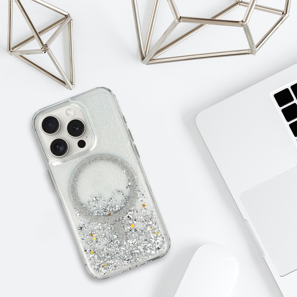 Pokrowiec Liavec Moonlight Series Case Magsafe srebrny Apple iPhone 12 / 6 Pokrowiec Liavec Moonlight Series Case Magsafe srebrny Apple iPhone 12 / 6