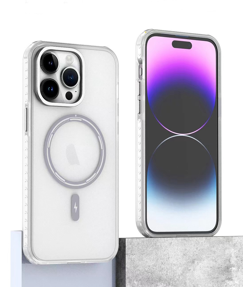 Pokrowiec Liavec Smooth Feeling Magsafe Case bia�y Apple iPhone 13 Pro / 6