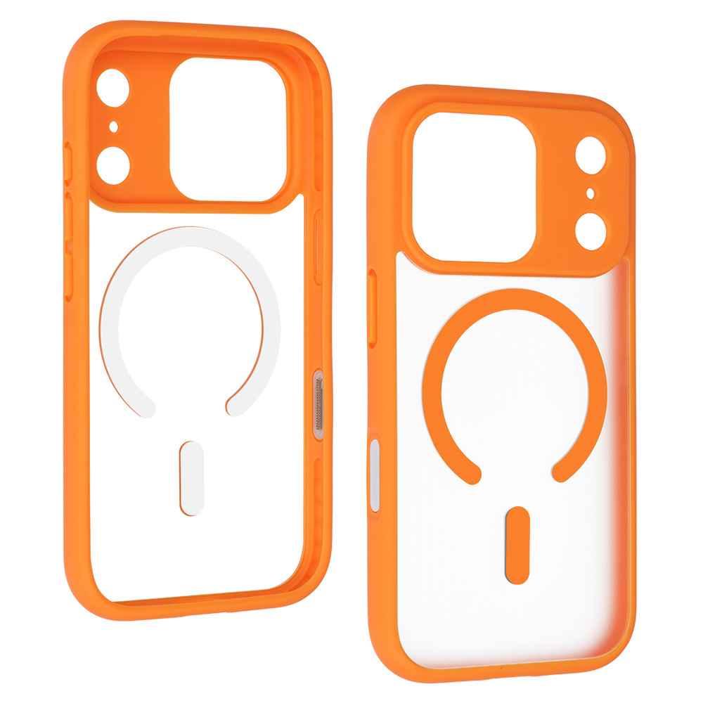 Pokrowiec Liavec Soft Case MagSafe do pomara�czowy Apple iPhone 17 Pro Max / 2