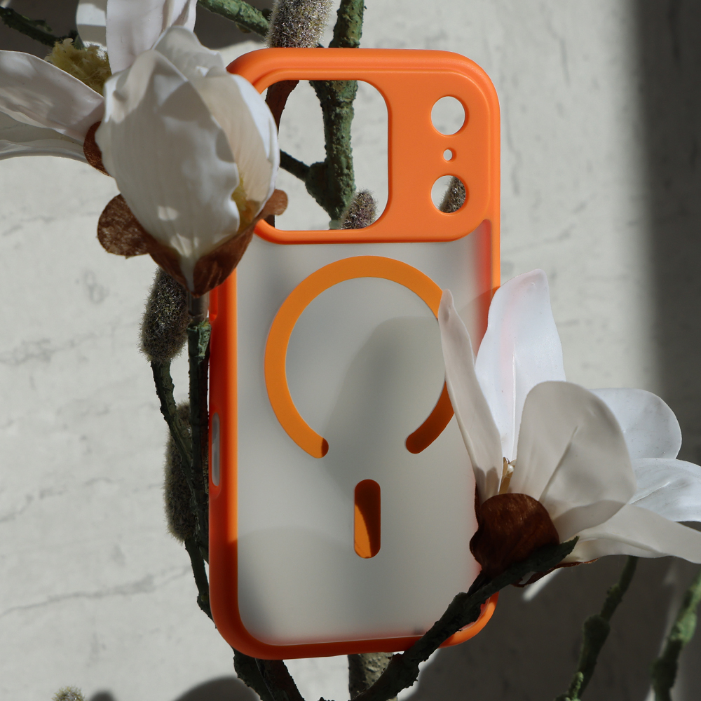 Pokrowiec Liavec Soft Case MagSafe do pomara�czowy Apple iPhone 17 Pro Max / 6