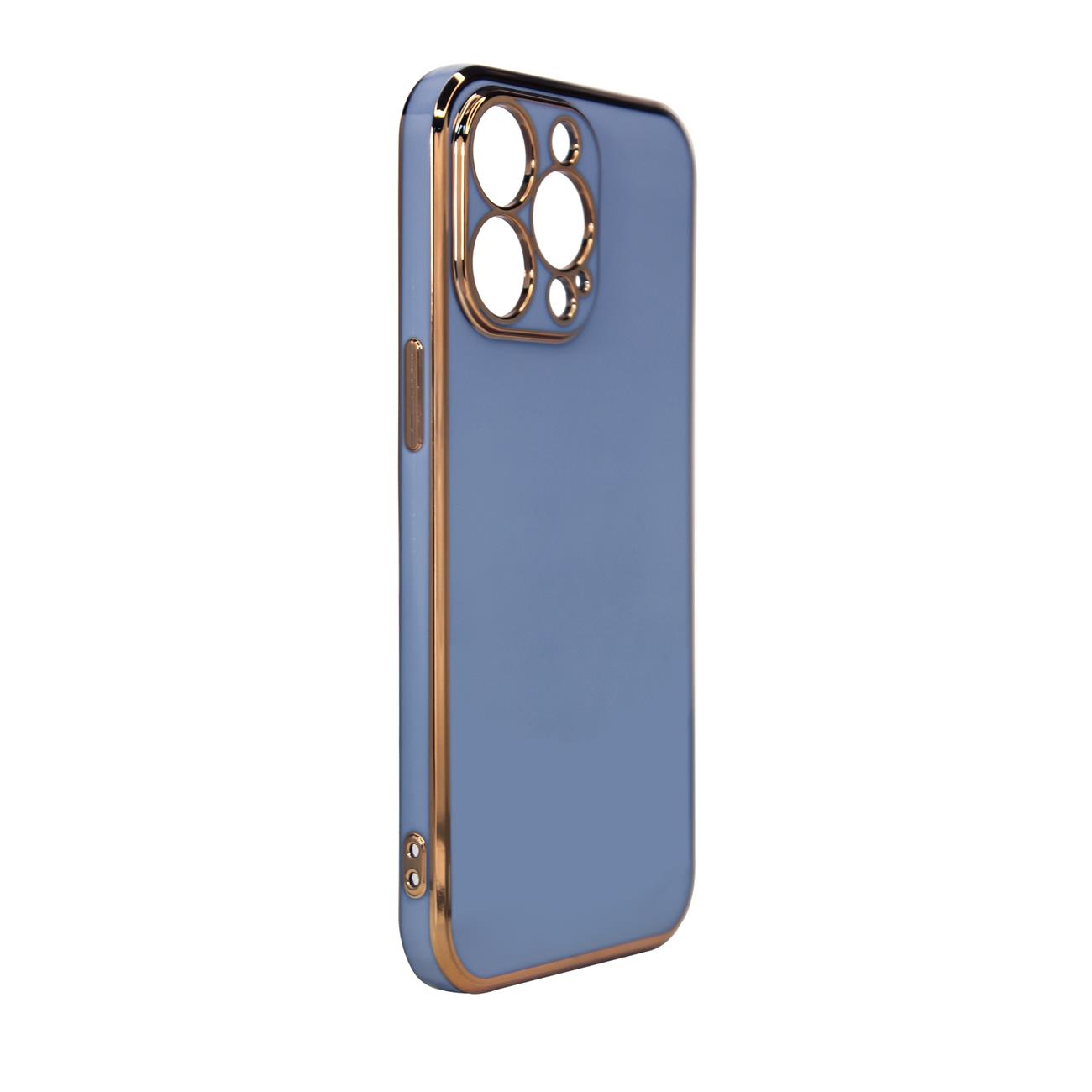 Pokrowiec Lighting Color Case niebieski Apple iPhone 12 Pro Max / 2 Pokrowiec Lighting Color Case niebieski Apple iPhone 12 Pro Max / 2