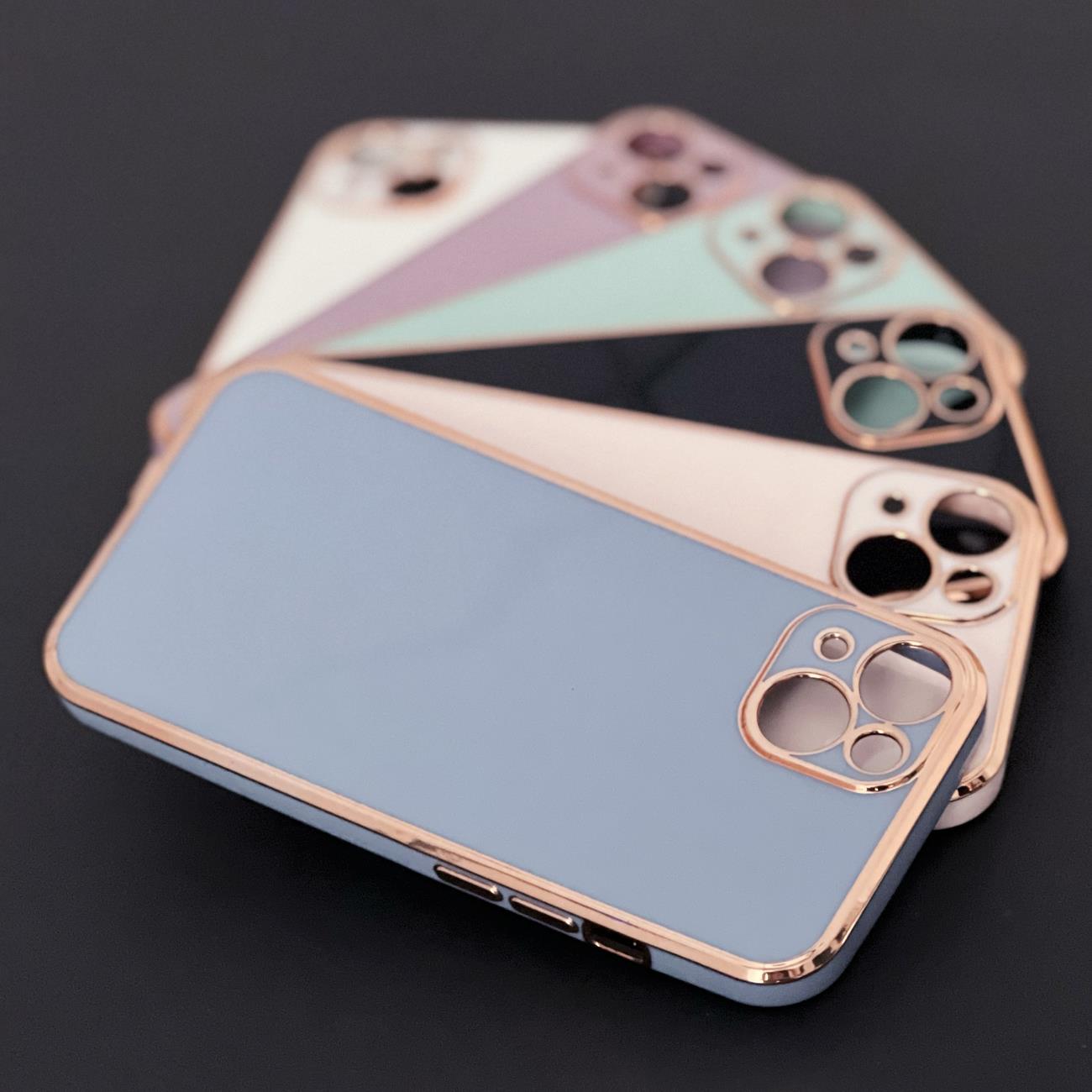 Pokrowiec Lighting Color Case niebieski Apple iPhone 12 Pro Max / 5