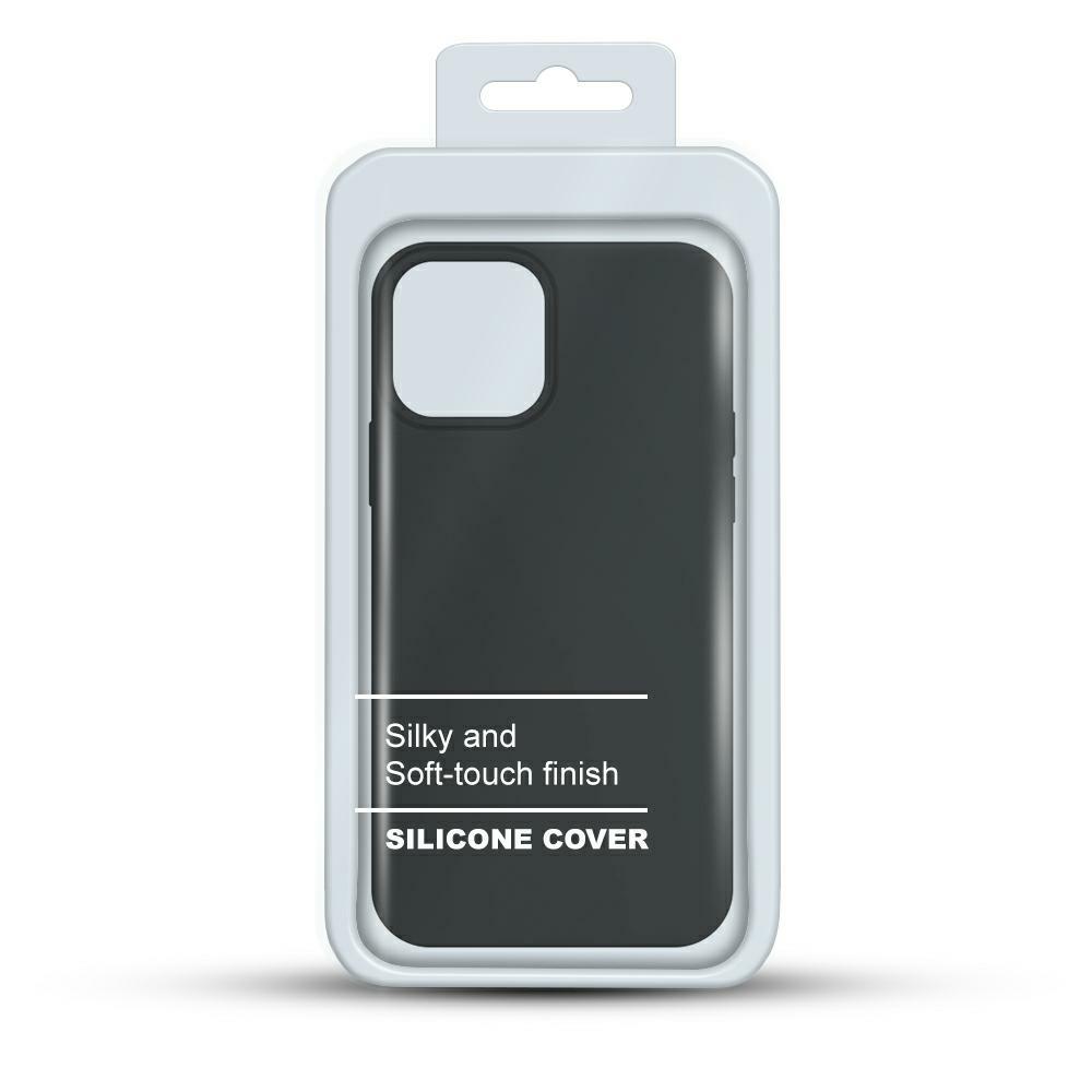 Pokrowiec Liquid Case Box czarny Apple iPhone 12 Mini