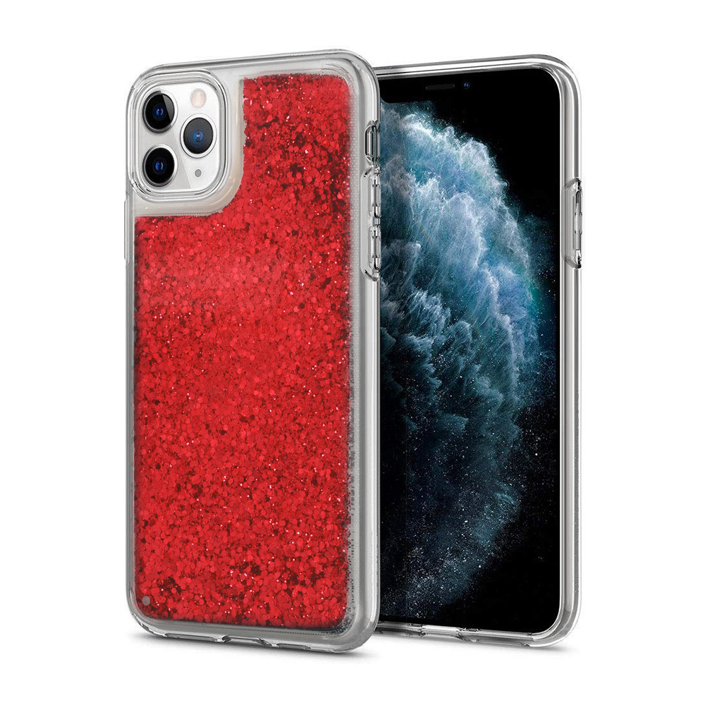 Pokrowiec Liquid Case czerwony Apple iPhone 12 Pro Max
