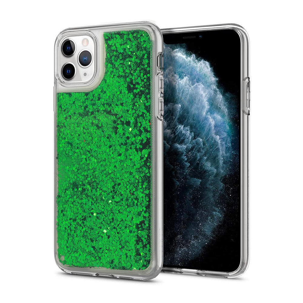 Pokrowiec Liquid Case zielony Apple iPhone 12 Pro Max