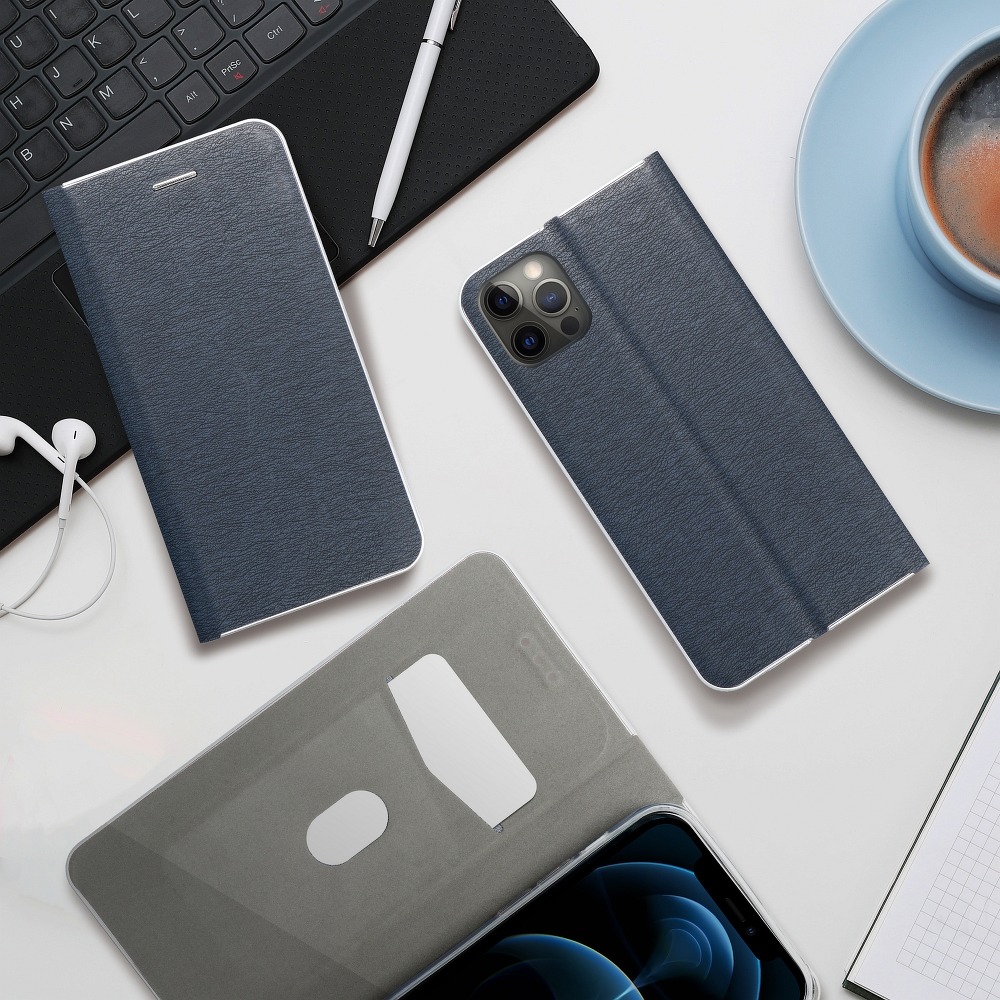 Pokrowiec Luna Book granatowy Samsung Galaxy J3 2017 / 3