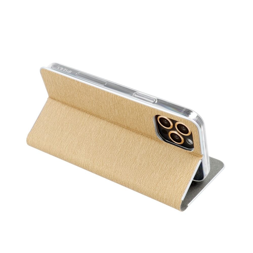 Pokrowiec Luna Book z�oty Samsung Galaxy A13 / 2