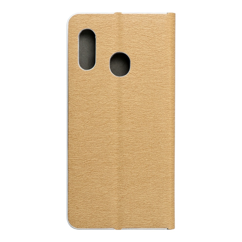 Pokrowiec Luna Book złoty Samsung Galaxy A20e Pokrowiec Luna Book złoty Samsung Galaxy A20e