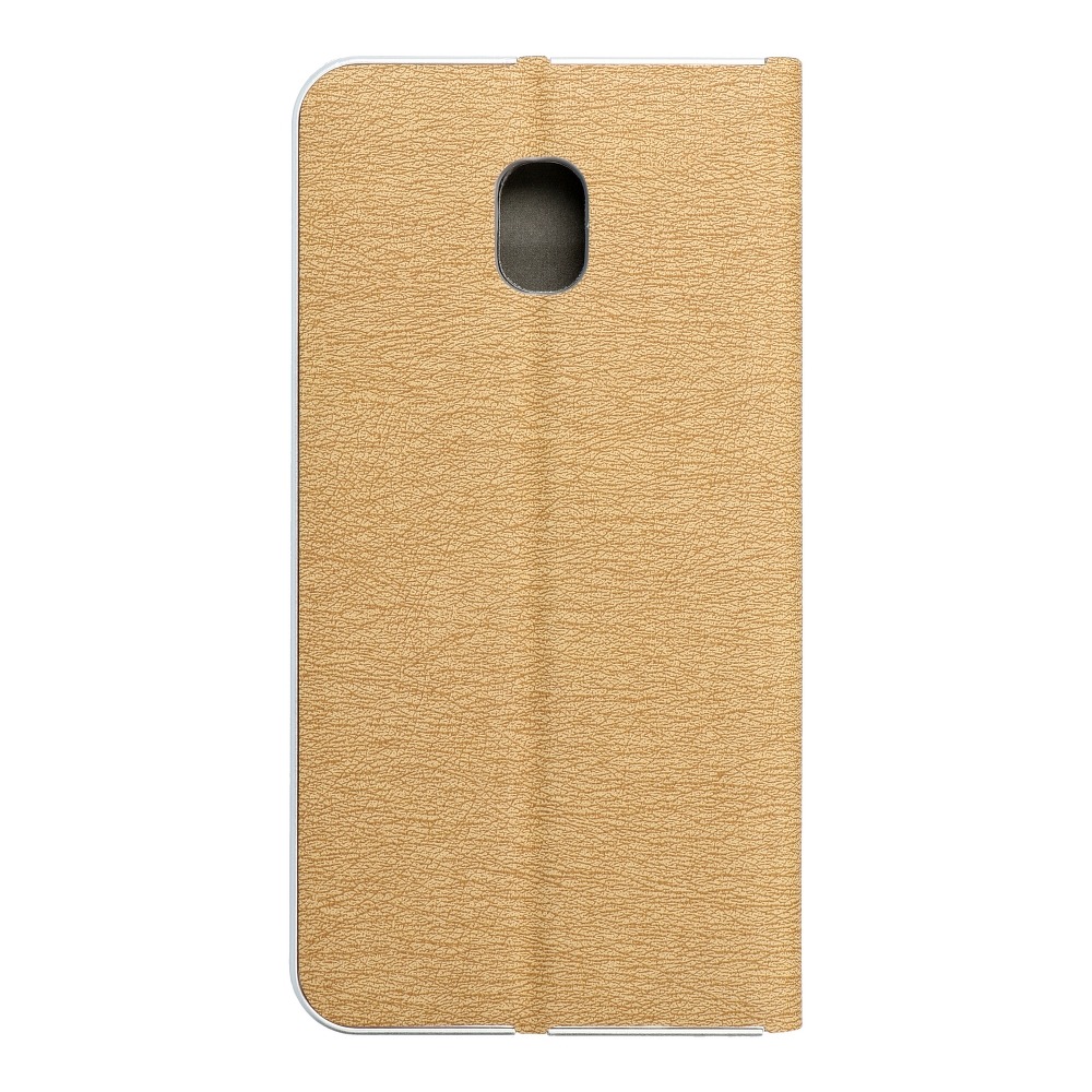 Pokrowiec Luna Book z�oty Samsung Galaxy J3 2017