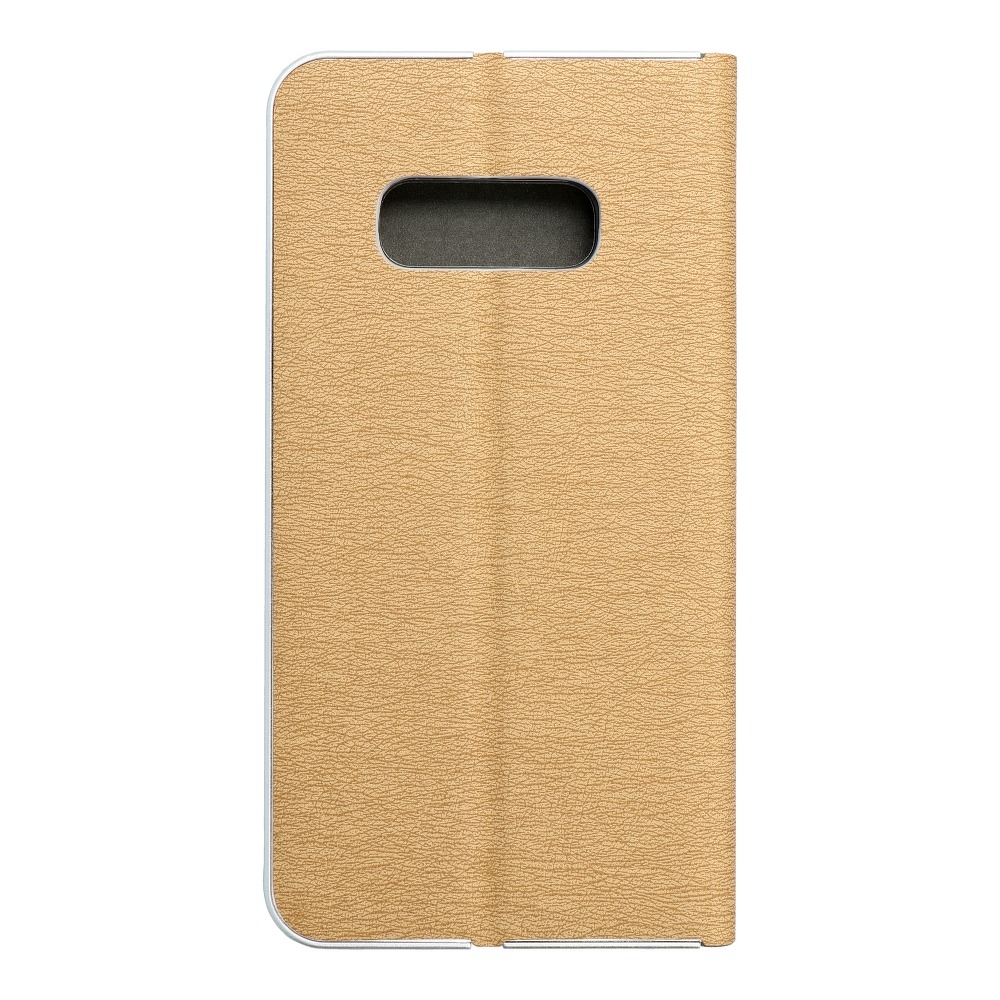 Pokrowiec Luna Book złoty Samsung Galaxy S10e Pokrowiec Luna Book złoty Samsung Galaxy S10e