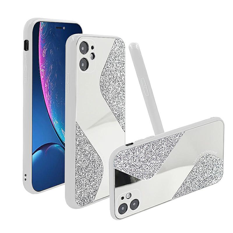 Pokrowiec lustrzany Mirallo Case bia�y Samsung Galaxy M52 5G / 2