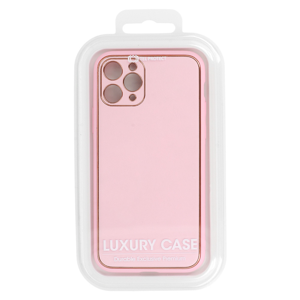 Pokrowiec Luxury Case jasnorowy Samsung Galaxy A03 Core / 3