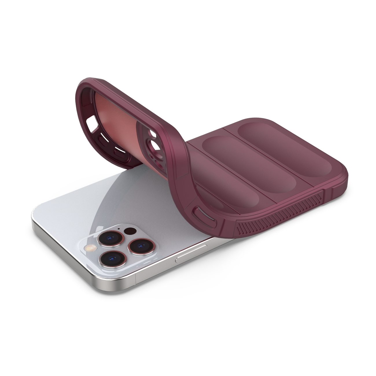Pokrowiec Magic Shield Case burgundowy Apple iPhone 12 Pro / 8