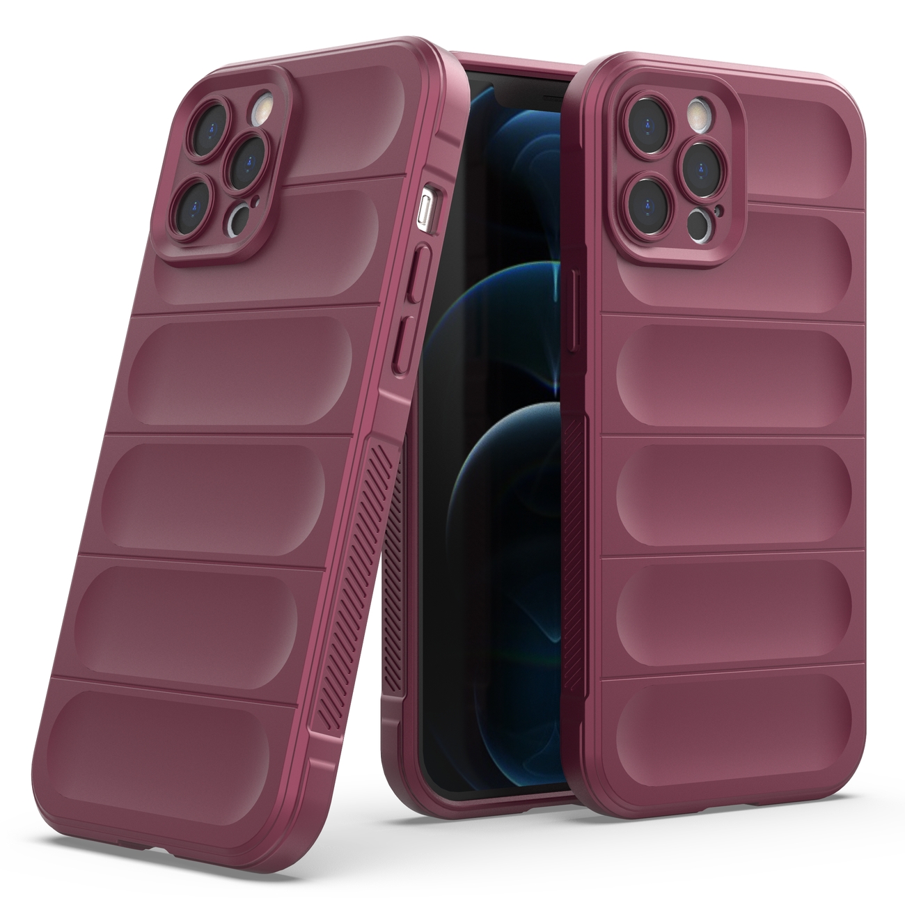 Pokrowiec Magic Shield Case burgundowy Apple iPhone 12 Pro Max / 3