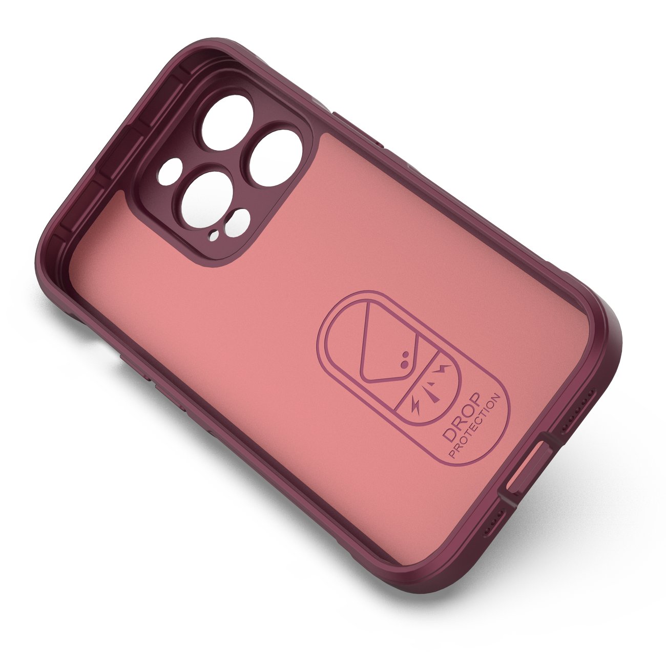 Pokrowiec Magic Shield Case burgundowy Apple iPhone 14 Pro / 2