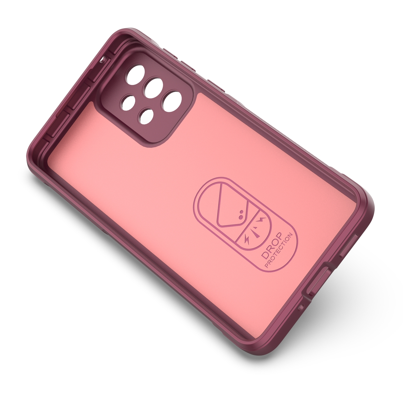 Pokrowiec Magic Shield Case burgundowy Samsung Galaxy A33 5G / 3 Pokrowiec Magic Shield Case burgundowy Samsung Galaxy A33 5G / 3