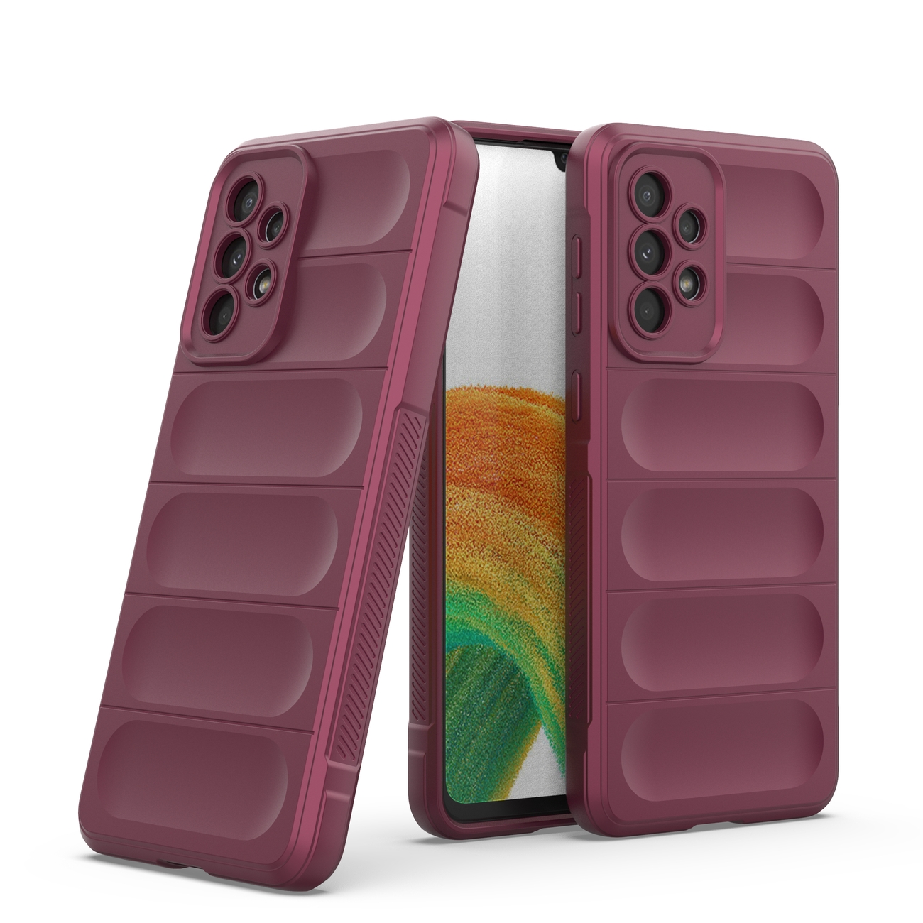 Pokrowiec Magic Shield Case burgundowy Samsung Galaxy A33 5G / 7 Pokrowiec Magic Shield Case burgundowy Samsung Galaxy A33 5G / 7