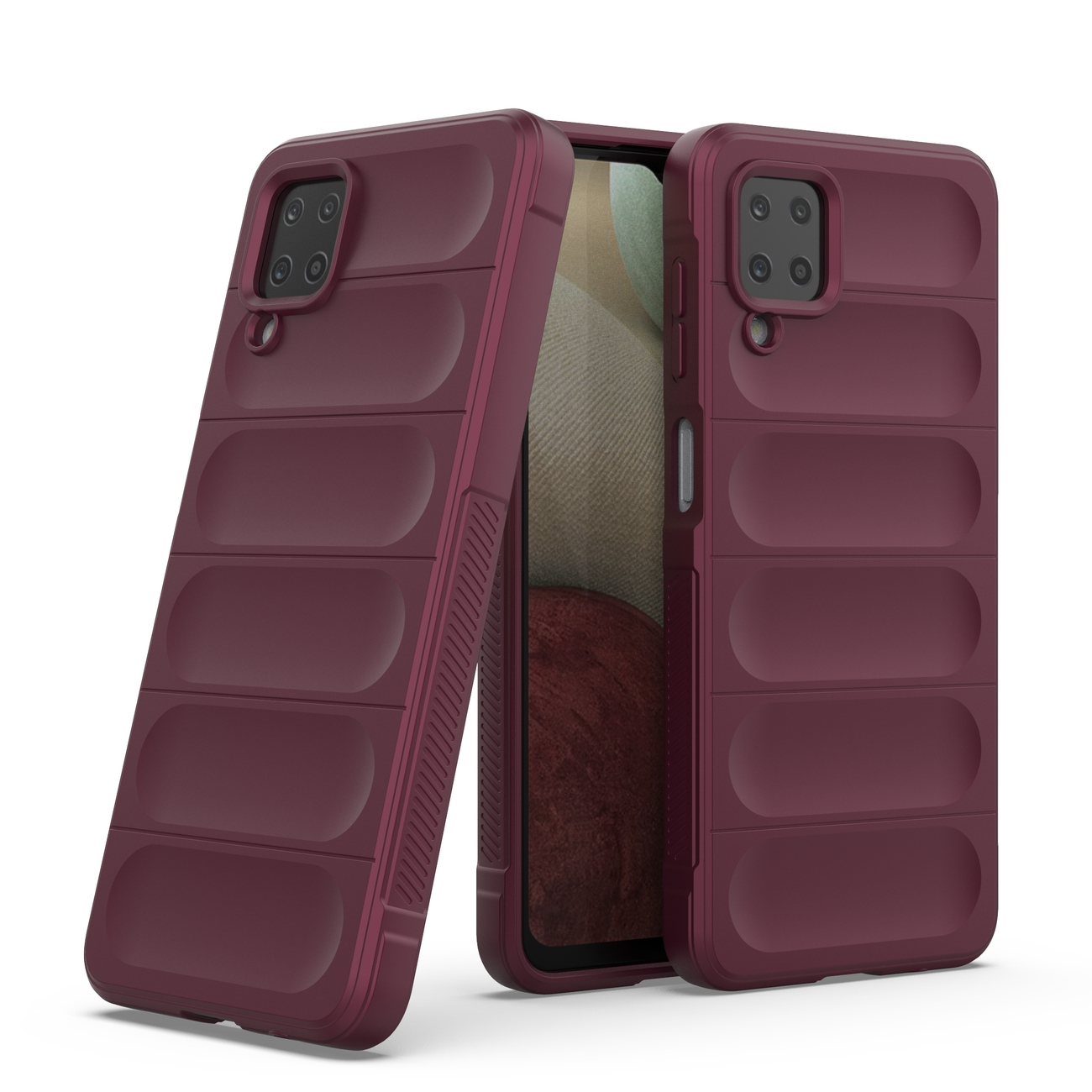 Pokrowiec Magic Shield Case burgundowy Samsung Galaxy A12 / 7