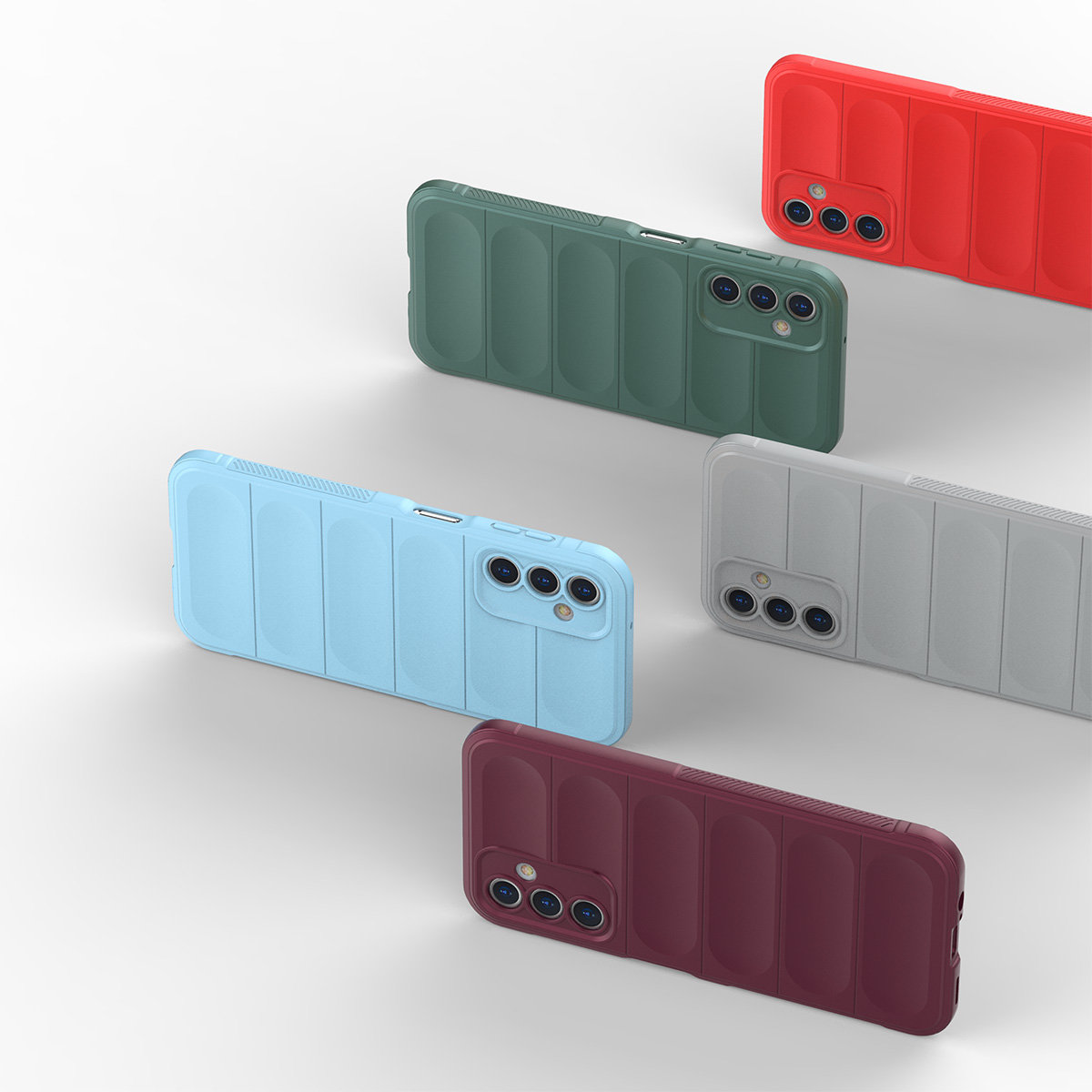 Pokrowiec Magic Shield Case burgundowy Samsung Galaxy A14 / 7