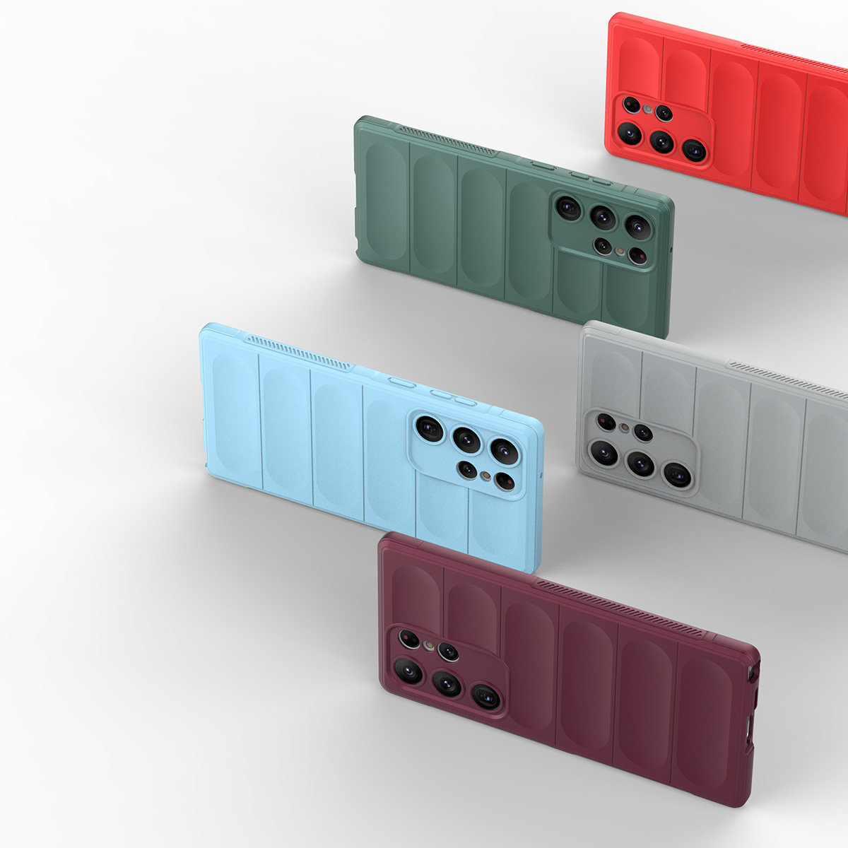 Pokrowiec Magic Shield Case burgundowy Samsung Galaxy S23 Ultra / 8