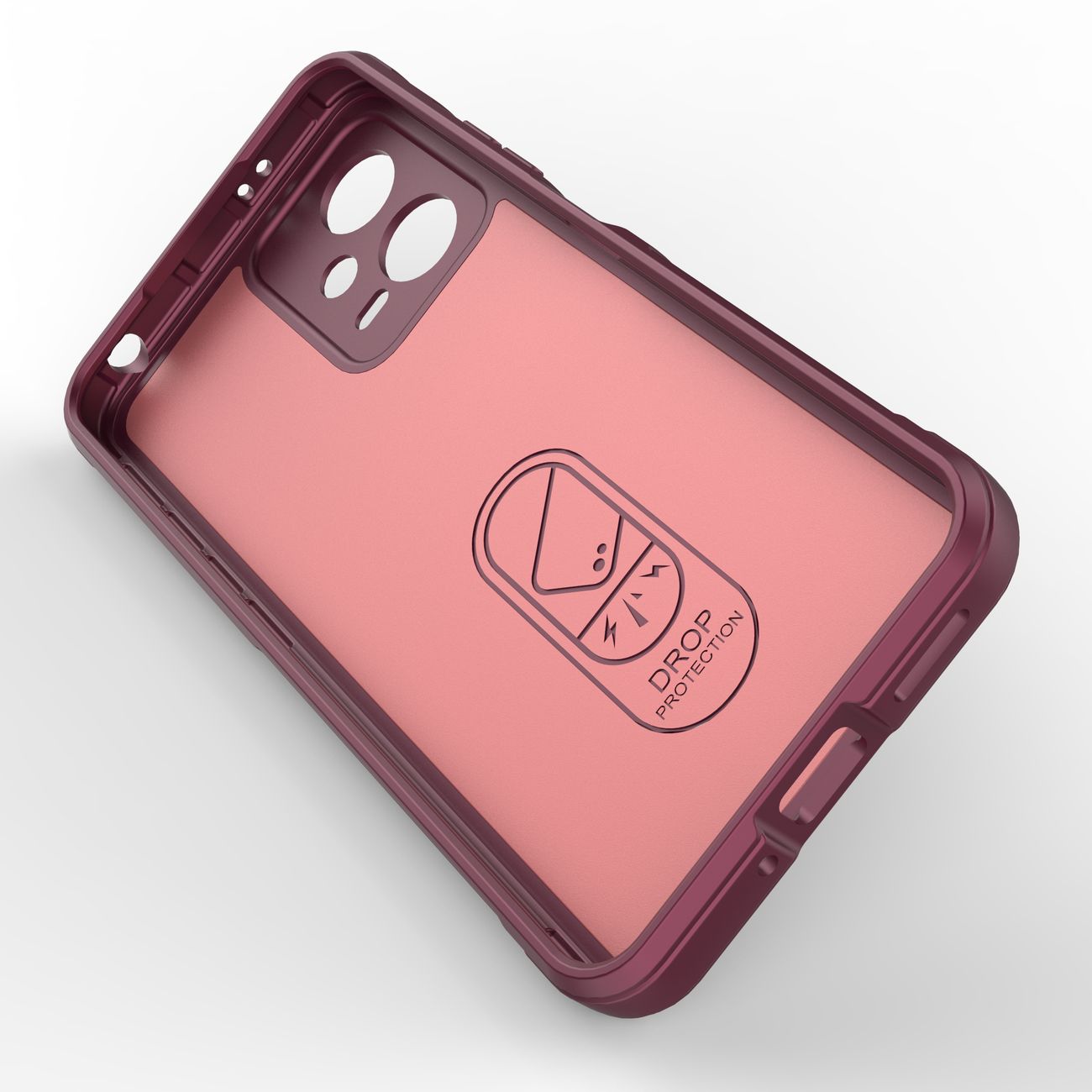 Pokrowiec Magic Shield Case burgundowy Xiaomi Poco X5 5G / 3