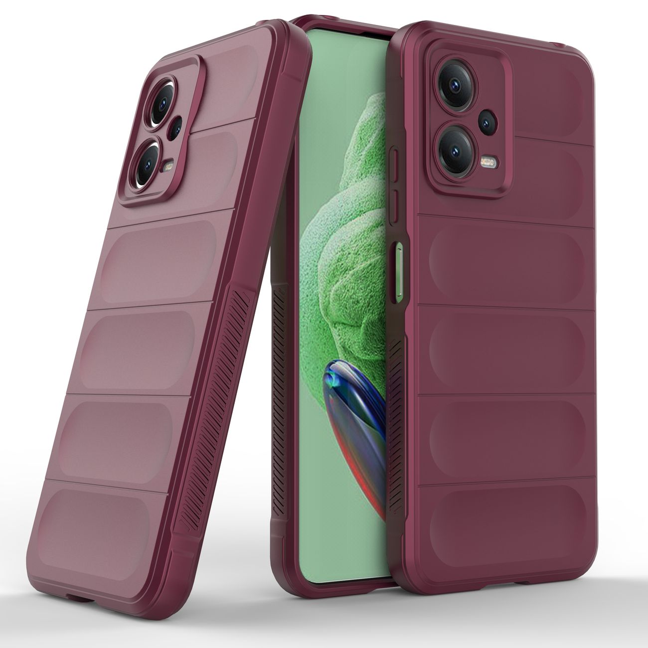 Pokrowiec Magic Shield Case burgundowy Xiaomi Poco X5 5G / 7