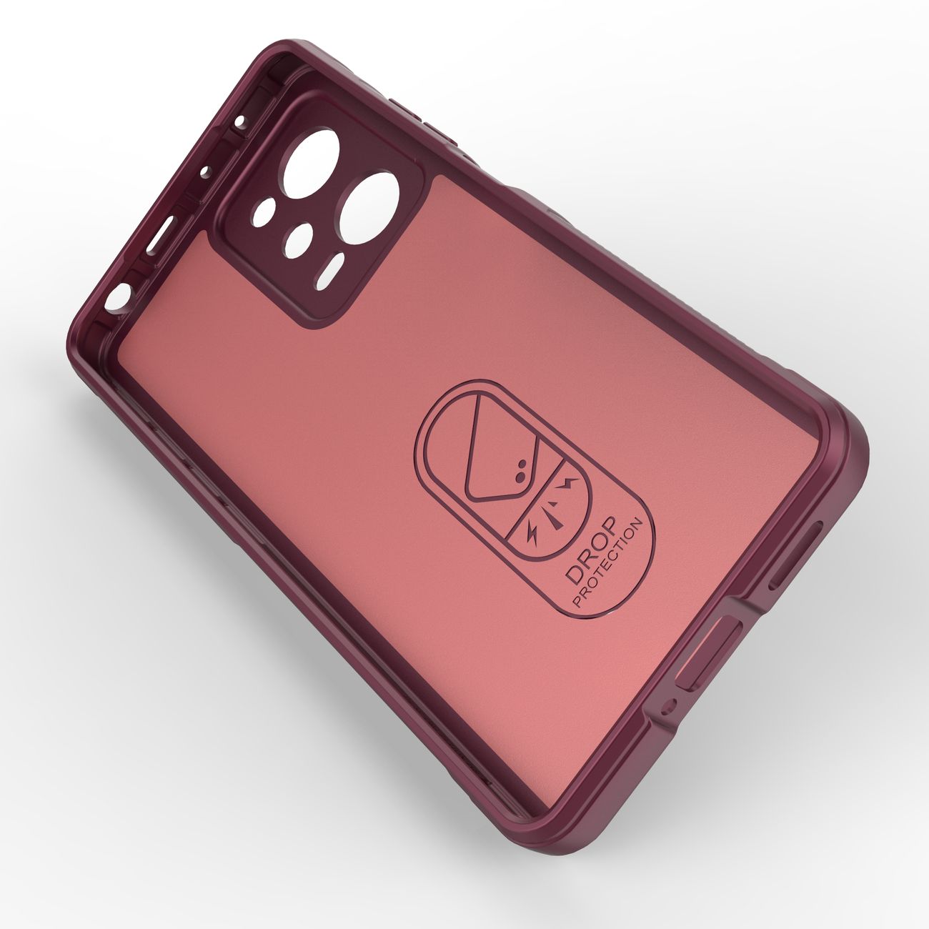Pokrowiec Magic Shield Case burgundowy Xiaomi Poco X5 Pro 5G / 6