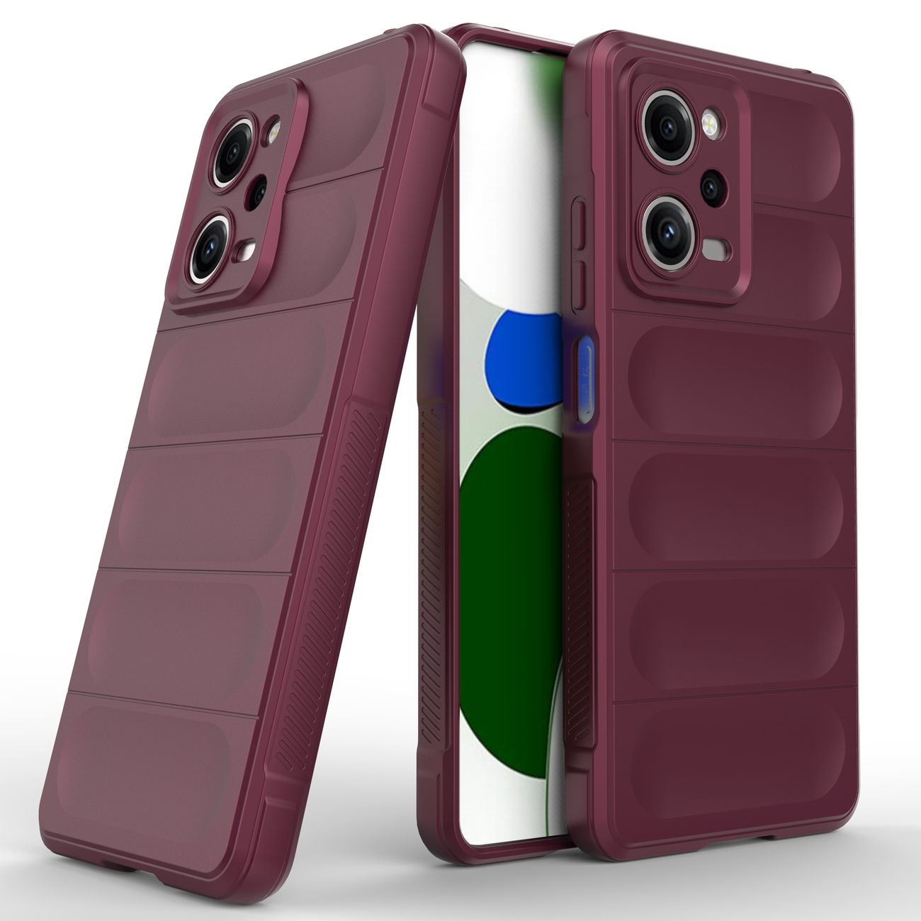 Pokrowiec Magic Shield Case burgundowy Xiaomi Poco X5 Pro 5G / 7
